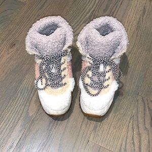 H&M furry chunky sneakers